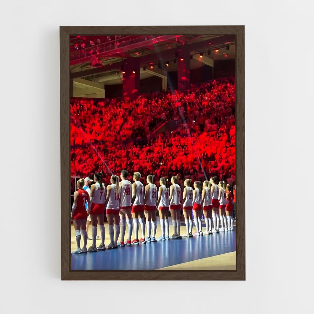 Poster Cheerleaders en Action – affiche Volleyball (vue 5)